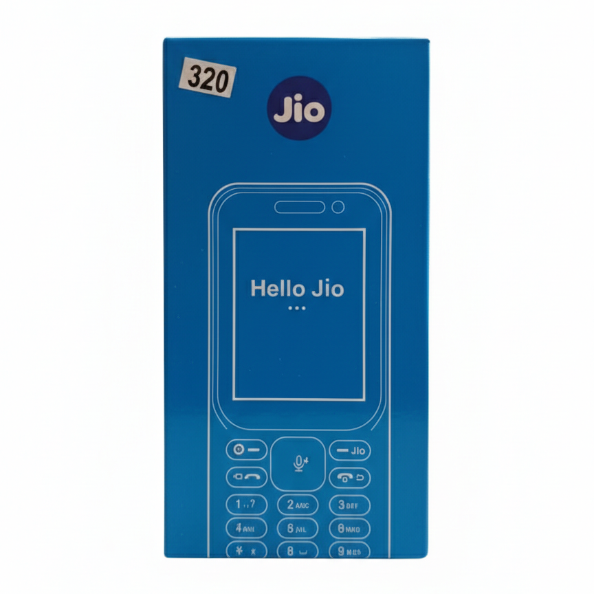 Jio Phone Refurbished A+ Quality-Black
