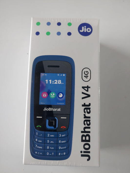 Jio Bharat V4 4G Fresh Keypad Phone (Mix colors)