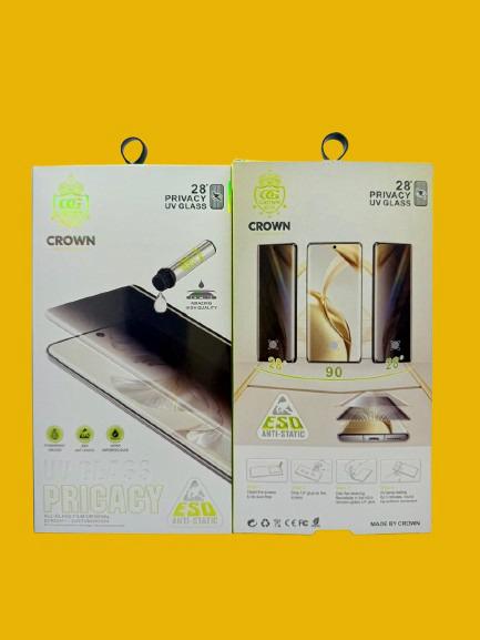 Crown UV Privacy Tempered Glass-Hot Models