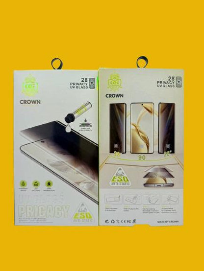 Crown UV Privacy Tempered Glass-Hot Models
