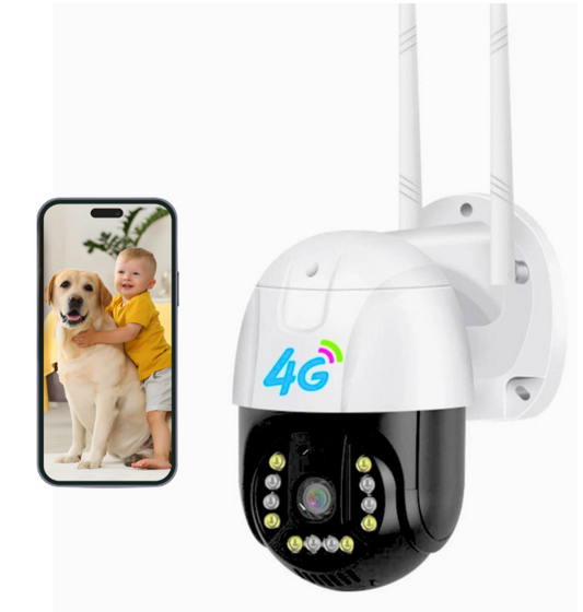SE13 3MP 4G Sim PTZ Motion Detection Camera