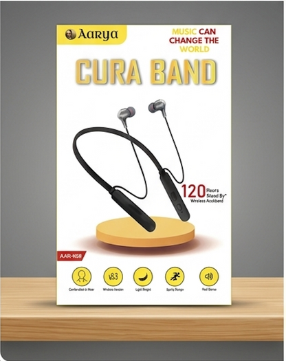 Deal-Aarya BT Neckband with 90hr+ standby-Type-C Port