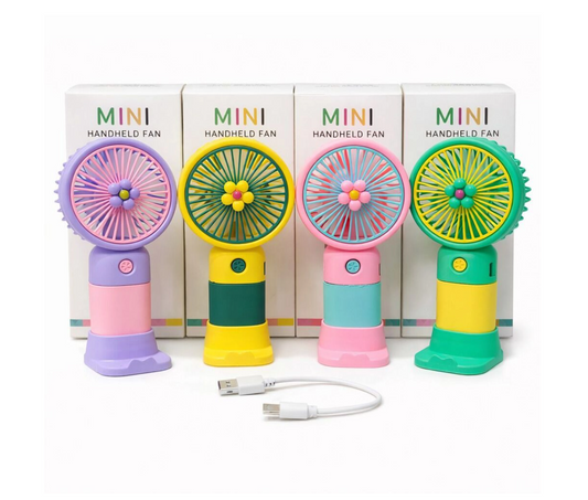Rechargeable mini Fan (Pack of 10pc)