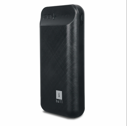 [Liquidation Deal]-iBall 20000 mAh Powerbank IB-20000LP, Sturdy Dual USB Output (2022 end 2023 manufacturing)