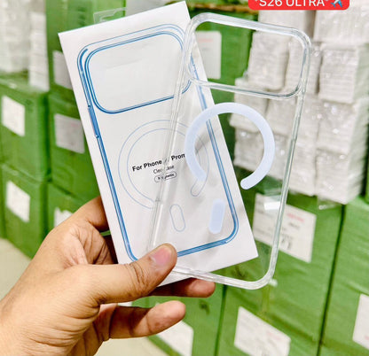 Imported Clear Magsafe Case with Box Packing-Choice Models