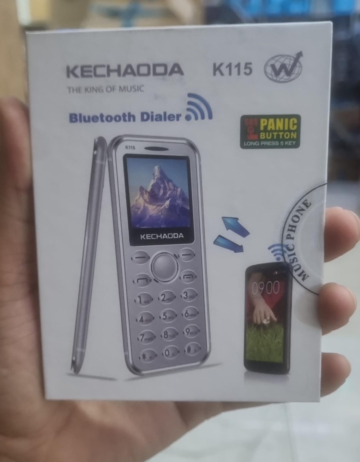 KECHAODA K115 1.44" Dual Sim Keypad Phone