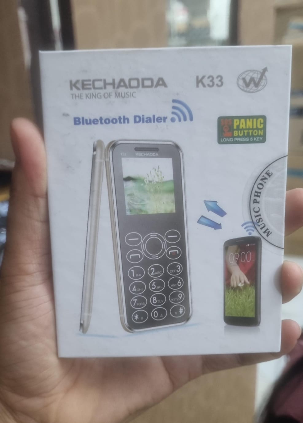 KECHAODA 1.44" K33 Keypad phone