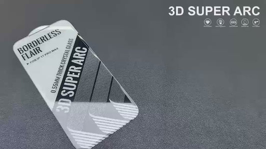 Borderless Flair Tempered glass (Box of 10pc)