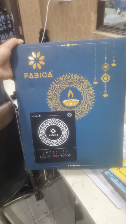 Fabica 2000W Induction Cooktop (Black, Push Button)